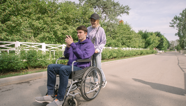 Wheelchair assistance provided by support worker